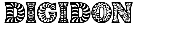 Digidon font preview
